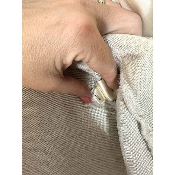 Dylan Clothing Los Angeles Womens Jacket Soft Faux Fur Snap Large Cream‎ Glam - Picture 12 of 12